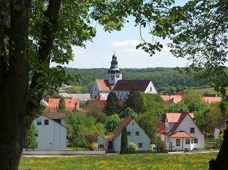 Blick auf Kaisheim